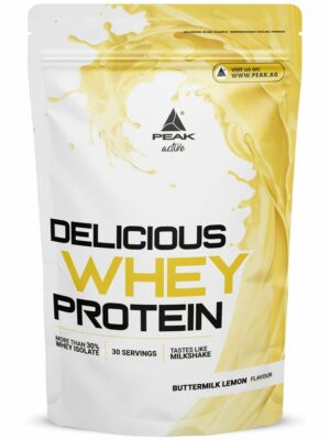 Peak Delicious Whey Protein - Geschmack Buttermilk Lemon